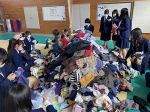 玉野光南高 難民の子支援優秀校に　服２８００着回収 課題解決行動も