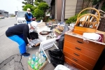 ボランティアが片付けに奮闘　連休初日、石川・輪島