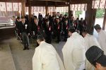 戦没者春季慰霊祭 遺族らが追悼　岡山県護国神社