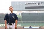 高校野球岡山 開会式リハーサル　９日開幕、選手宣誓を予行演習