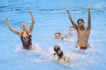 世界水泳初、男女混成ＡＳチーム　８人中に男子２人まで出場可
