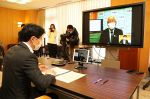 県境またいだ移動自粛 強く要請　岡山、兵庫県知事がテレビ会議