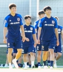 サッカー日本、ドイツ戦へ練習　昨年Ｗ杯以来の再戦