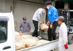 木下サーカスへ米３５０キロ贈る　ゾウの餌に、岡山の農業２男性