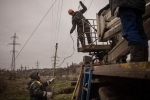 「大型サイド」ウクライナの電力防衛　冬を前に送電網の修復急ぐ　ロ再攻撃に備え防御強化も