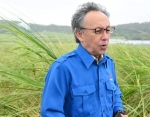 玉城知事が台風被災地を視察　沖縄、農業被害５・５億円