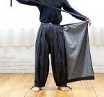 岡山県産デニム使用「袴パンツ」　ＶＡＳＴ開発 和の魅力や技術ＰＲ