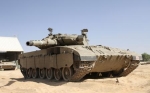 ガザ侵攻の戦車公開　イスラエル軍、国産「メルカバ」