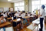 早島の小中学校、授業再開　１カ月ぶり、子どもたち笑顔