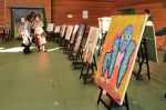 光る感性 障害ある人の絵画や造形　きらぼし★アート展、総社で開幕