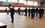 国防担う決意 候補生２０人誓う　奈義・陸自日本原駐屯地で入隊式