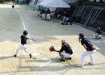 県立成徳学校 全力プレーを　２４日、軟式野球中国地区交流戦
