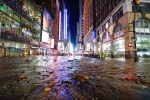 ＮＹ、タイムズスクエア水浸しに　水道管が破損、地下鉄駅も