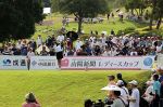 山陽新聞レディース杯ゴルフ開幕　１２０選手熱戦、ギャラリー堪能