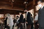 終戦７７年 戦没者の冥福祈る　岡山県護国神社 遺族ら７０人参列