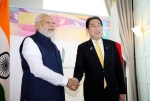 日印、インド太平洋連携で一致　首相、Ｇ７招待国首脳と次々会談