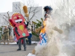函館でロシア祝祭マースレニツァ　冬の象徴わら人形燃やし、春願う