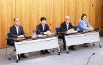 冬季国スポ「やりがいある挑戦」　２５年岡山開催決定で知事ら会見