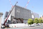 「岡山芸術創造劇場」輪郭見えた　工事進捗率７割、１２月完成へ