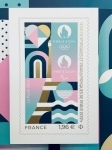 パリ五輪公式切手を発表　エッフェル塔やセーヌ川イメージ