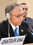 「大型サイド」沖縄知事国連演説　知事、対抗策乏しく苦境に　国際世論に訴え打開図る