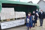 困窮家庭を支援 岡山ＬＣが米寄贈　食料品など贈る活動に１.２トン
