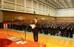 岡山理科大で入学式　１６１６人が新生活の幕開け
