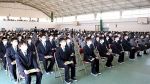 男女共学化 山陽学園中高で入学式　初の男子生徒６８人迎える