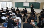 寒波の中、２.７万人入試に挑む　県内私立高２１校選抜１期