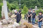 湯原温泉の客足回復、祖神へ祈る　露天風呂の日で観光関係者ら