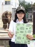 ゾウの文具で野生動物保全ＰＲ　福山の動物園「ふく」をデザイン