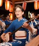 【備中】松山踊り音頭保存会メンバー・笹田保恵さん（７２）　生涯現役 やぐらに上る