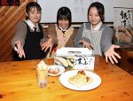 特産の銀沫使ったスイーツできた　勝山高３年生、飲食店主らに発表