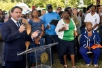 フロリダ州知事に黒人住民が激怒　米、分断あおる言動に批判