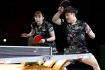 張本智和、早田ひな組が４強入り　世界卓球、混合ダブルス