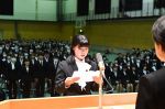 美作大・短期大学部で入学式　２５０人が学業精進を誓う