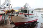 笠岡市の救急艇が進水 ７月運用へ　初導入、船内で救命処置可能に
