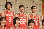 パリ五輪へ 小川「最大限の力を」　バレー女子日本代表 開幕控え会見