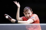 早田ひな、敗れて銅メダル　世界卓球女子シングルス準決勝