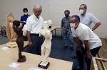 県展彫刻部門 入賞、入選作決まる　造形力や独創性を審査