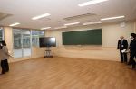 旭学園、校舎整備完了し内覧会　生徒と住民の交流室を新設