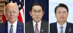 日米韓首脳会談、毎年開催　結束誇示、共同文書発表へ