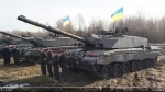 英主力戦車、ウクライナで破壊　初の戦闘不能か