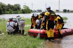 水難救助に企業のドローン活用を　豪雨５年前に県警など初合同訓練
