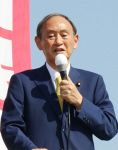 菅前首相が岡山県内で演説　インバウンド拡大へ制限緩和を