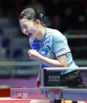 日本女子が決勝進出　世界卓球、５大会連続
