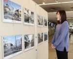 災害風化させずしっかりと備えを　岡山市役所で震災パネル展