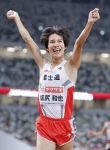 塩尻和也、日本新記録で初優勝　陸上日本選手権１万メートル