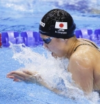 鈴木聡美が女子１００平８位　世界水泳第１２日