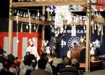神代神楽 迫力の立ち回り披露　井原、県内名太夫１３人が出演